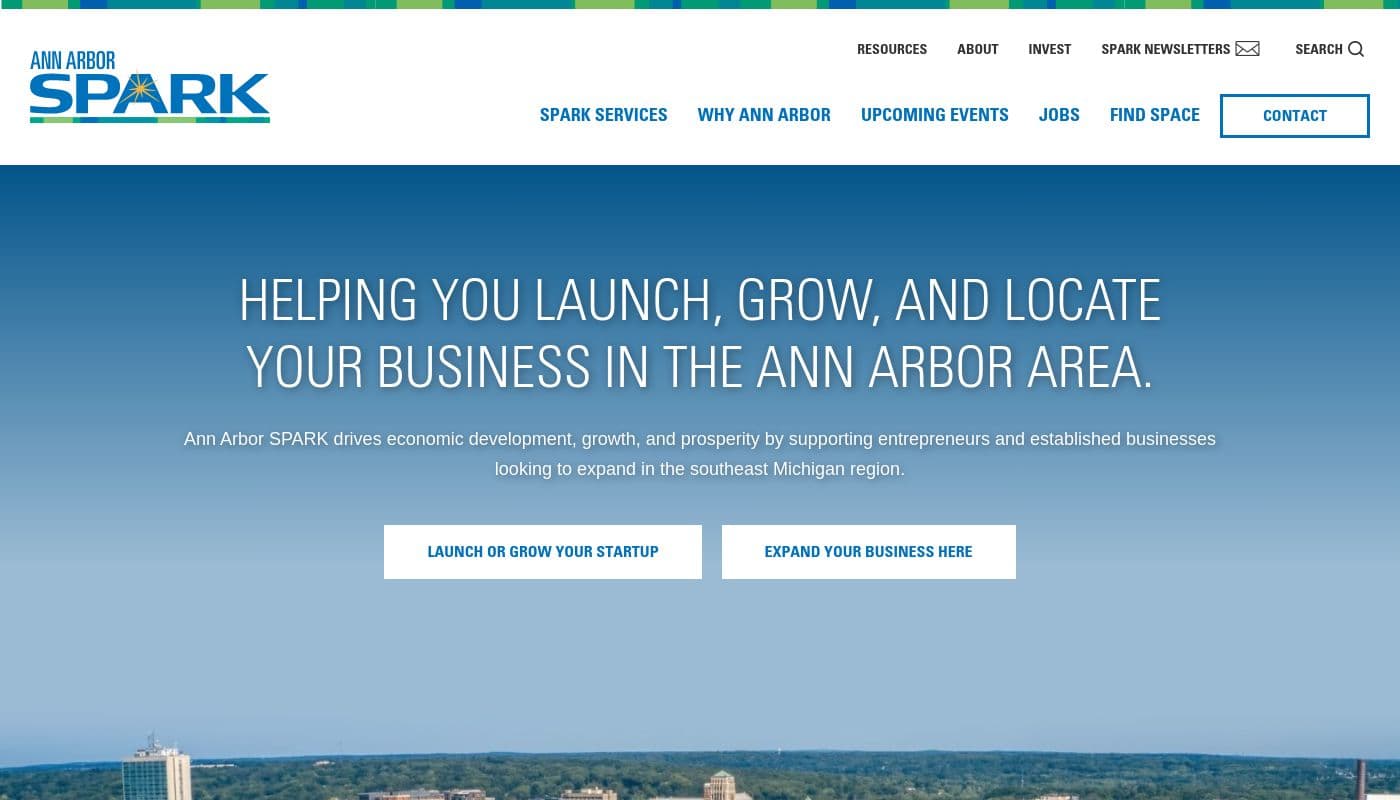 Ann Arbor SPARK banner